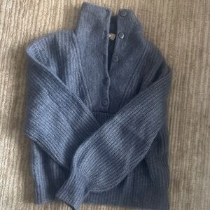Sezane blue sweater